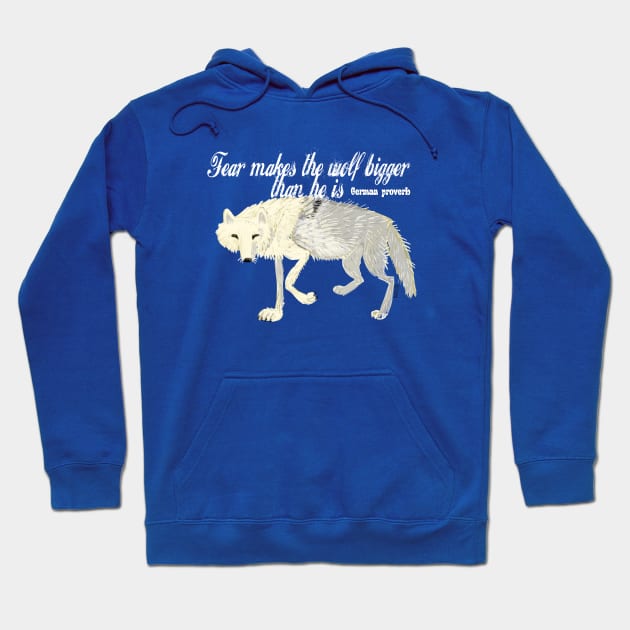 Fear and the Wolf Hoodie by belettelepink